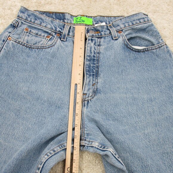 VINTAGE Levis 560 Loose Fit Straight Leg Womens 12R Blue Denim 30x31 USA 90s - Picture 14 of 14